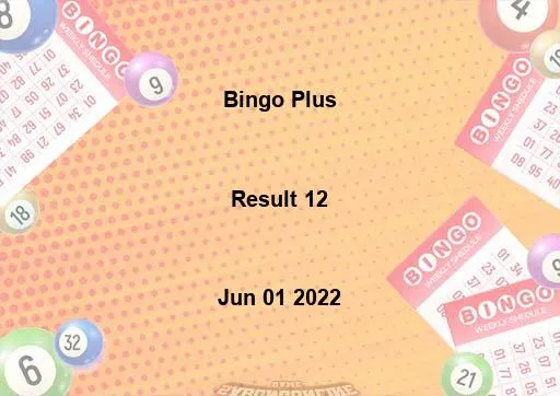 Bingo Plus Result 12 June 01 2022