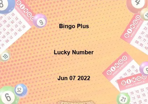 Bingo Plus Lucky Number Jun 07 2022