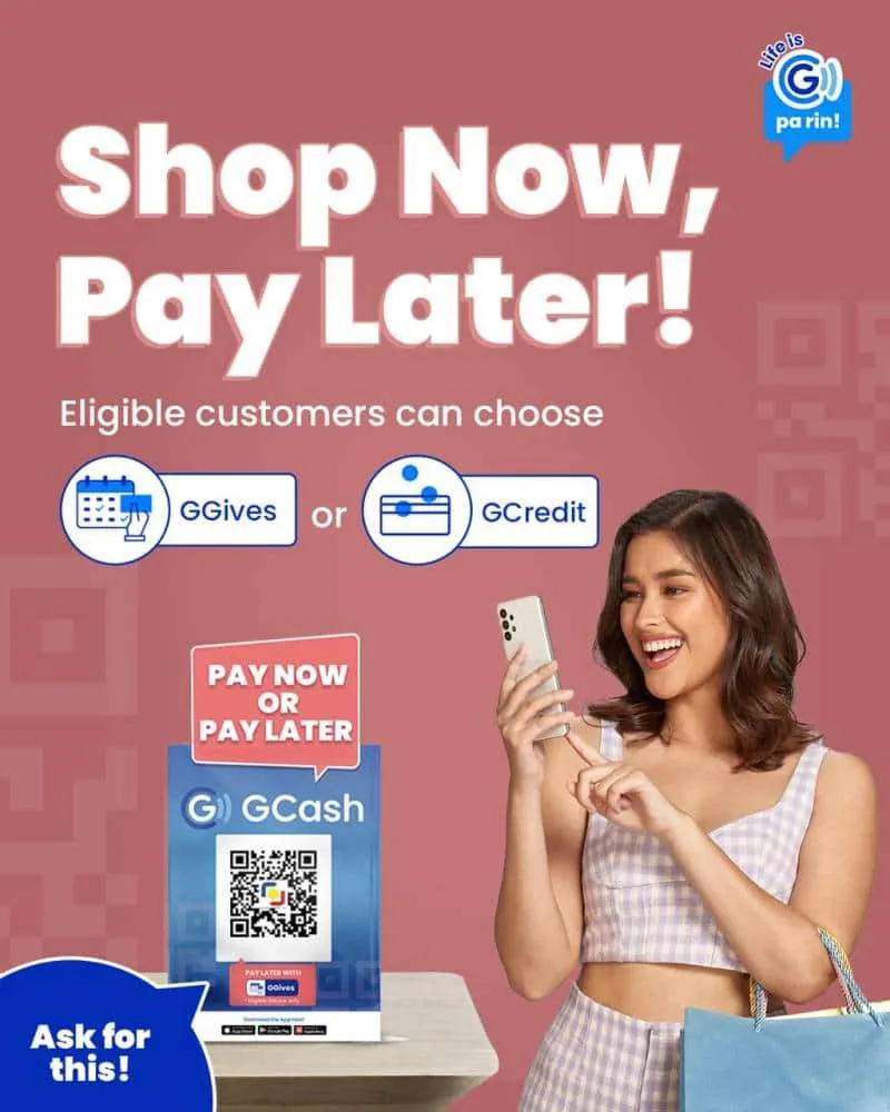 Shop now and pay later using the GCash’s QR Code