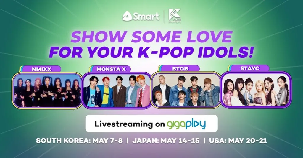 Smart brings KCON 2022 Premiere live via the GigaPlay App