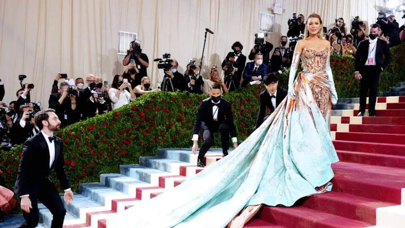 Apart from nailing Met Gala’s themes, Blake Lively also matches its carpets