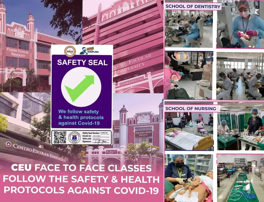 CEU is Safety Seal certified by DILG￼