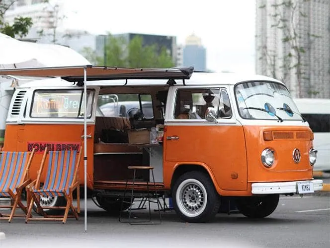 Caffeine on wheels: This coffee shop sells unique coffee drinks out of a Volkswagen Kombi