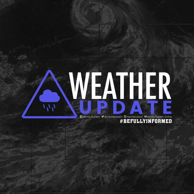 Southwesterly surface wind flow brings scattered rains, thunderstorms over Metro Manila, parts of western Luzon