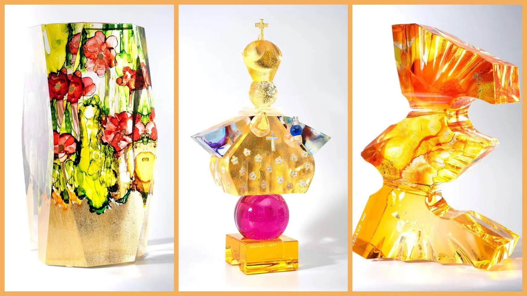 Marge Organo's spectacular glass sculptures