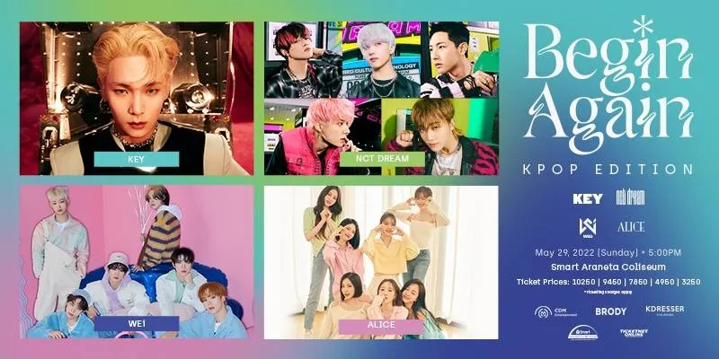 Official ticket selling for ‘Begin Again: K-pop Edition’ concert in Manila starts